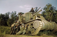 1942 : photo de propagande du service photo de l'US Army