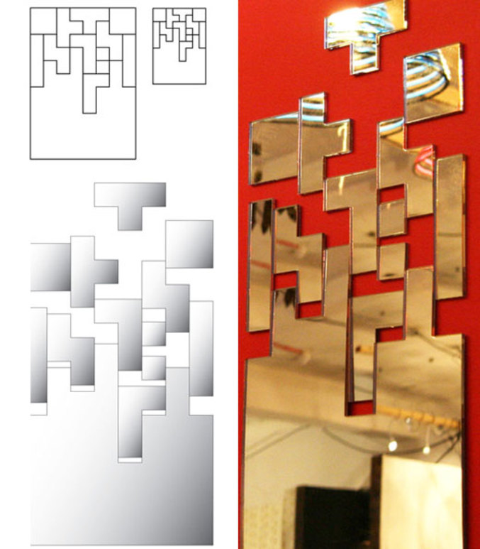 Un miroir pour les fans de Tetris.