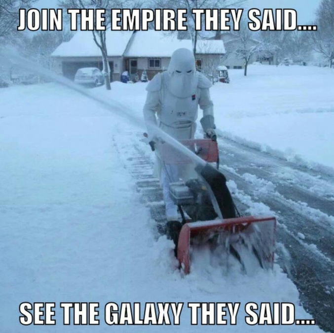 "Rejoins l'Empire qu'ils disaient... Tu verras de la galaxie qu'ils disaient."