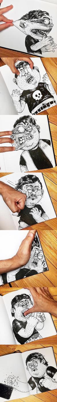 Dessin maltraité