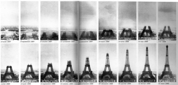 La Tour Eiffel a été inaugurée le 31 mars 1889.