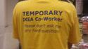 Travailleur temporaire chez Ikea