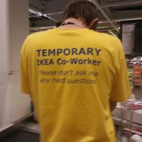 Travailleur temporaire chez Ikea