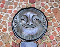 Plaque souriante