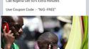 Coupon 50% pour appeler au Nigeria