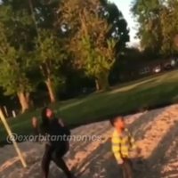 Kan tu n'as pas conscience du danger, mais que t'as du bol