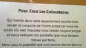 A l'attention du voisinage