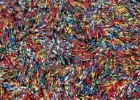 Embouteillage multicolore
