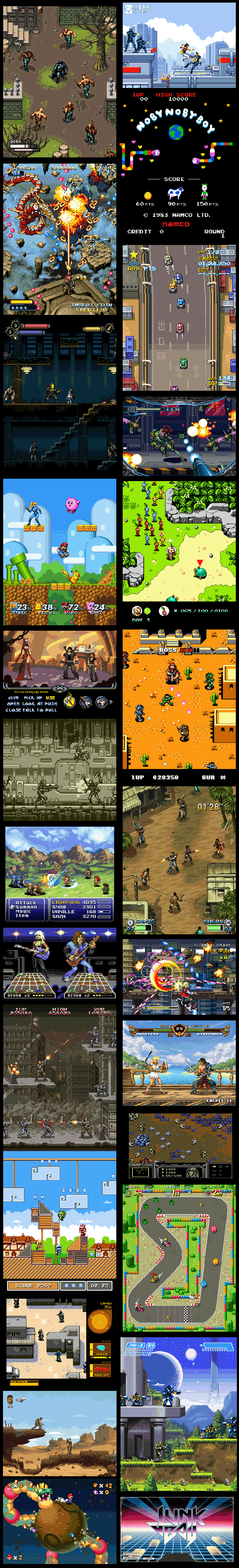 Des jeux actuels revisités façon 2D et pixels.
