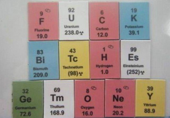 Le secret de la chimie!