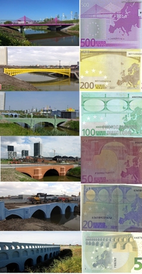 Des billets et des ponts