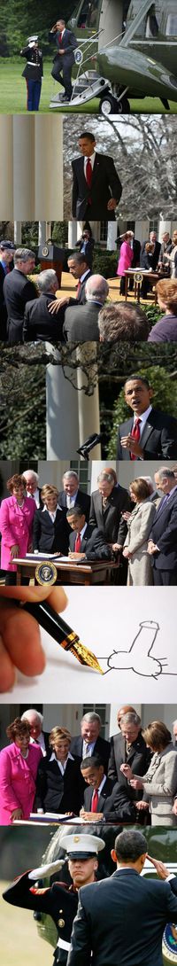 Une journée avec Obama