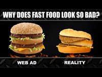 Fast food : publicité vs réalité