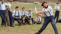 Amish jouant au baseball