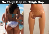 Le thigh gap, cette nouvelle mode...