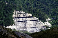 Filon de charbon en Alaska