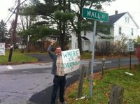Manifestant Wall Street