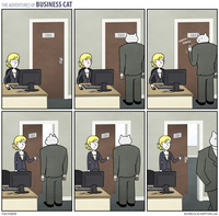 Les aventures de Business Cat