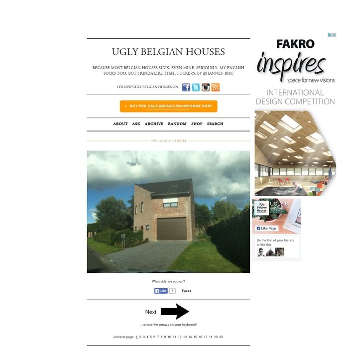 Un site recensant les moches maisons de Belgique
