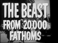 Le premier monstre " atomique"  (avant Godzilla)