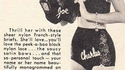 Dans les années 50, on pouvait commander des culottes avec le nom de son mec brodé...