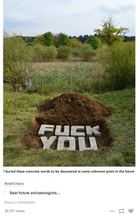 Message pour le futur.