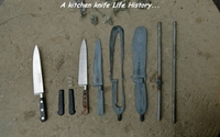L'histoire d'un couteau de cuisine