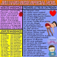 Jeu hard sex de noël