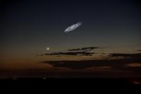 La galaxie d'Andromède si elle était plus lumineuse