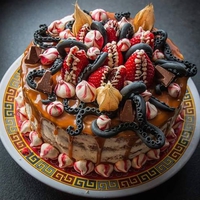 Un gâteau tentaculaire