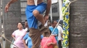 Exhibitionniste sur corde