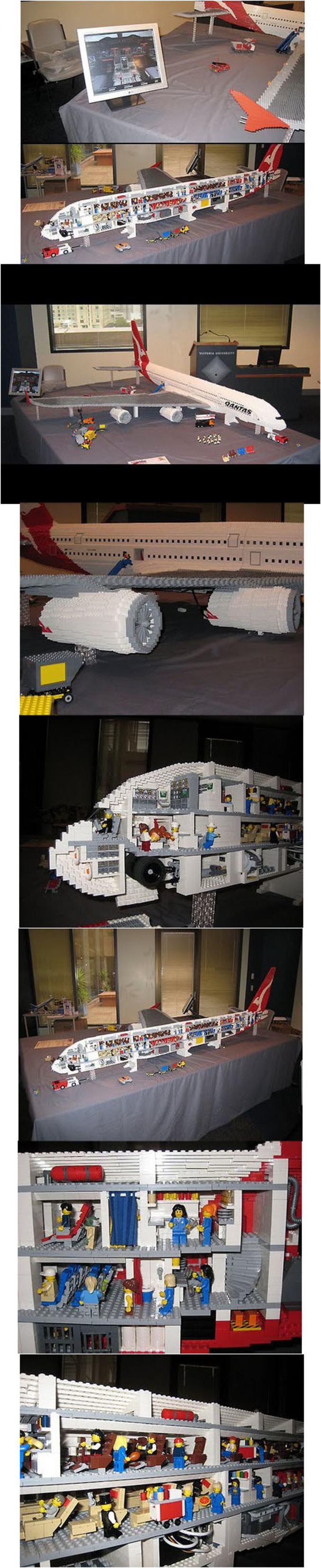 Un jumbojet en Lego.