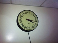 Horloge peu ordinaire