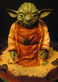 Gâteau Yoda