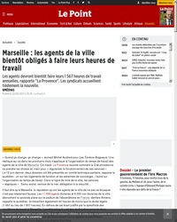 Marseille : les agents de la ville bientôt obligés à faire leurs heures de travail