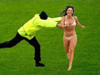 Crazy Fans On Field Funny Football Moments