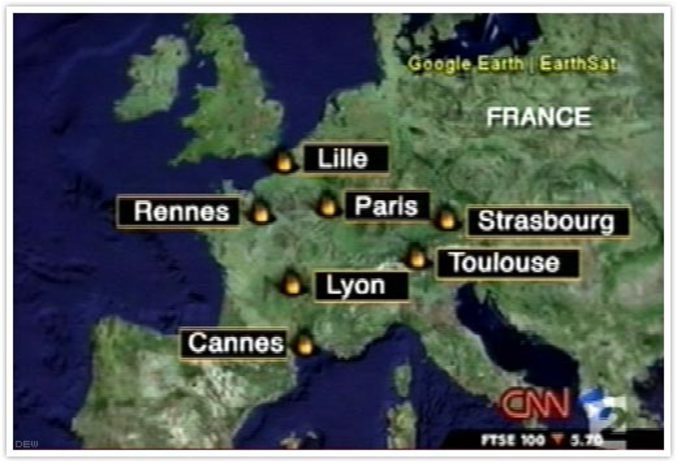 Quand la CNN étale sa culture géographique de la France, ça donne ça.