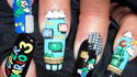 Faux ongles Super Mario
