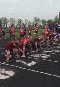 Faceplant au départ