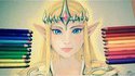 Un dessin accéléré de Princesse Zelda !