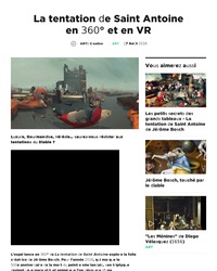 La tentation de Saint Antoine en 360° et en VR