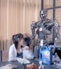 Test 1 : Robot nounou donne la becquée 