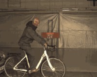 Airbag pour cycliste