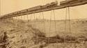 En 1885, on avait si peu confiance dans la solidité du Dale Creek bridge qu'on obligeait les locomotives à ne pas dépasser les 4mph