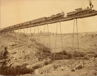 En 1885, on avait si peu confiance dans la solidité du Dale Creek bridge qu'on obligeait les locomotives à ne pas dépasser les 4mph