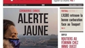Une une dans la hâte. 