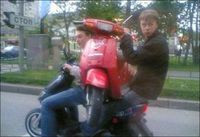 Transport de scooter en scooter