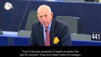 Discours au parlement européen