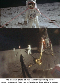 La meilleure image qu'on ait de Neil Armstrong sur la Lune