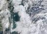 Document rare : 7 Janvier 2010, le satellite Terra de la NASA photographie les îles britanniques recouvertes de neige & de glace